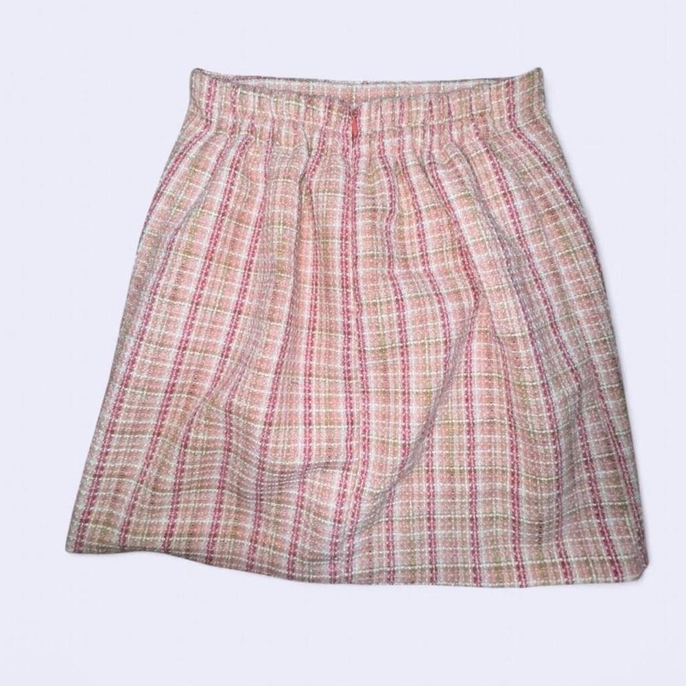 Barbiecore Pink Tweed Mini Skirt - Picture 5 of 5